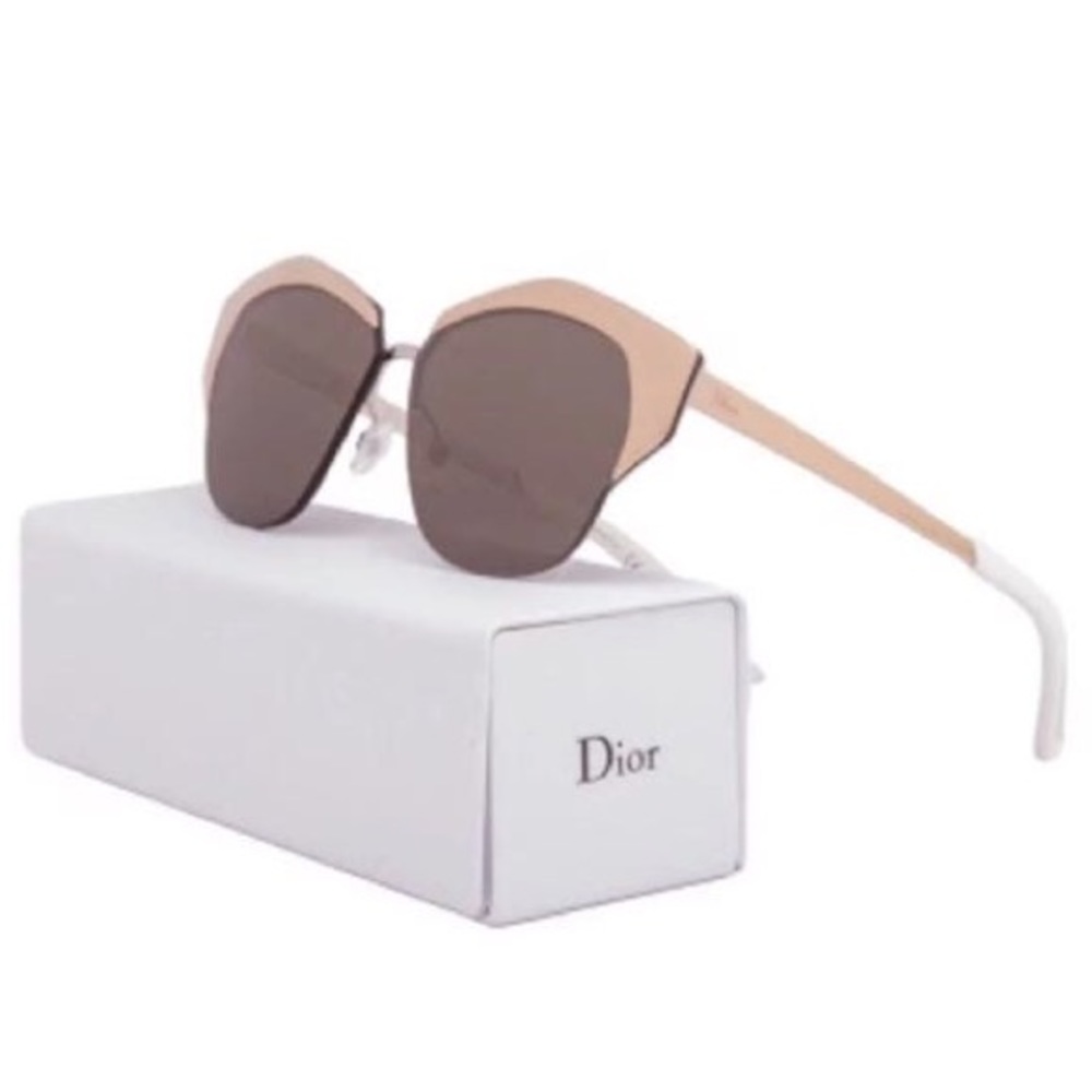 Dior Mirrored Metal Cat Eye Sunglasses